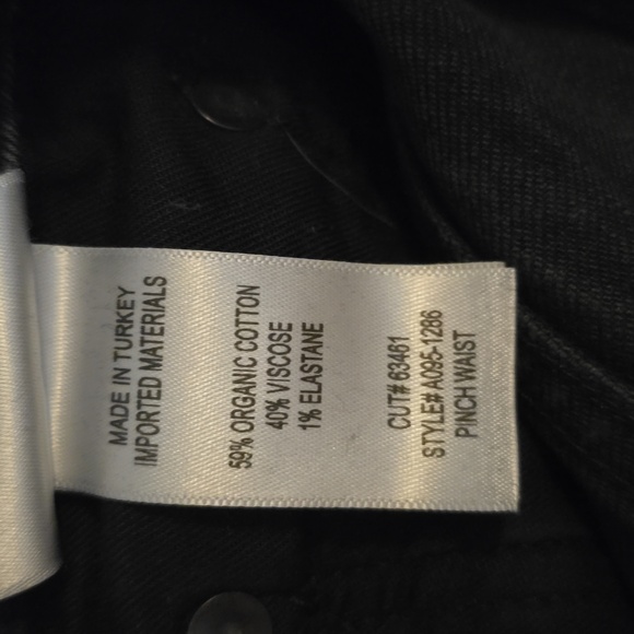 Agolde black slim straight jeans - Picture 5 of 5